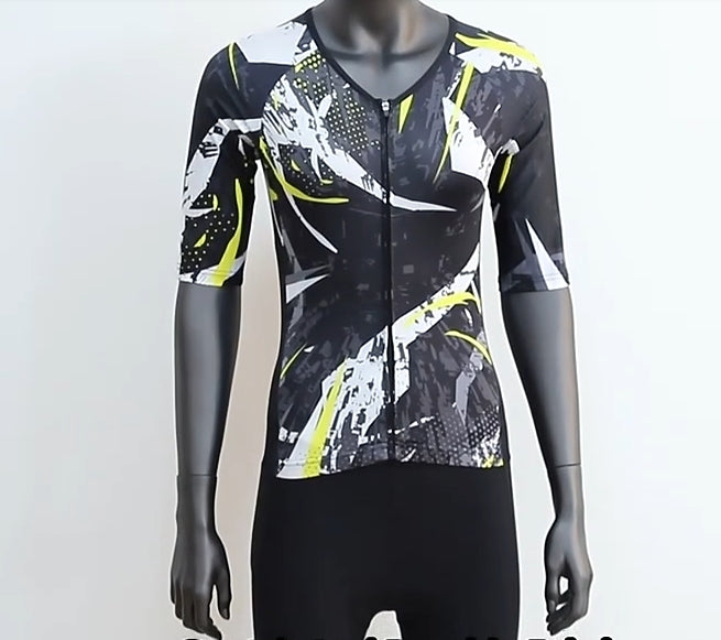 DBLUE Cycling Jersey Men, Mountain Bike Shirt Tops S-5XL - Breathable and Quick Dry