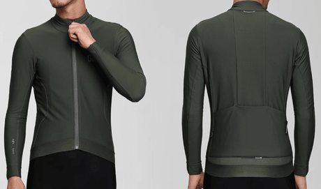 Sudadera de lana cálida de invierno ropa de ciclismo para hombre larga personalizada