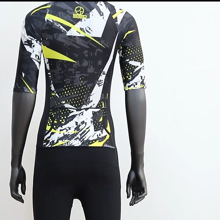 DBLUE Cycling Jersey Men, Mountain Bike Shirt Tops S-5XL - Breathable and Quick Dry