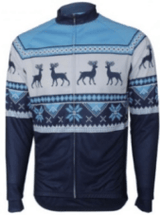 Winter warm wool sweatshirt cycling clothing men's long custom