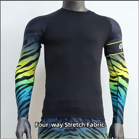 Factory Custom Compression Shirt Mma Rash Guard Fully Sublimation Rash Guards Bjj With MMA Shorts