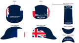 Gorra de ciclismo de carretera para hombre y mujer con bandera del Tour de Francia de Europa y Estados Unidos, gorra con forro para casco, absorción del sudor de verano, personalizada, OEM y ODM