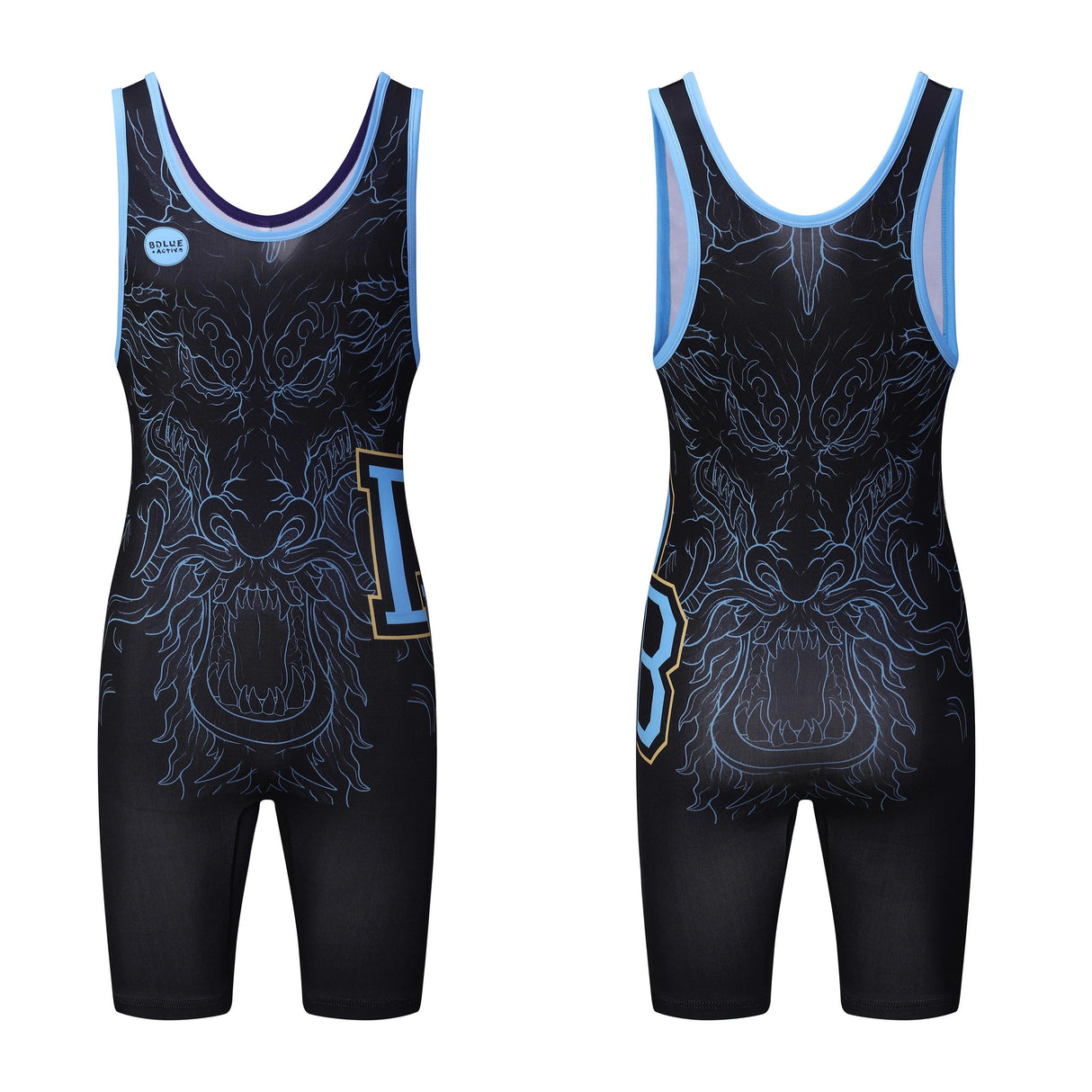 Dblue New Gym Training wrestling costumes Fighting Gears Singlets Customized Wrestling Singlets