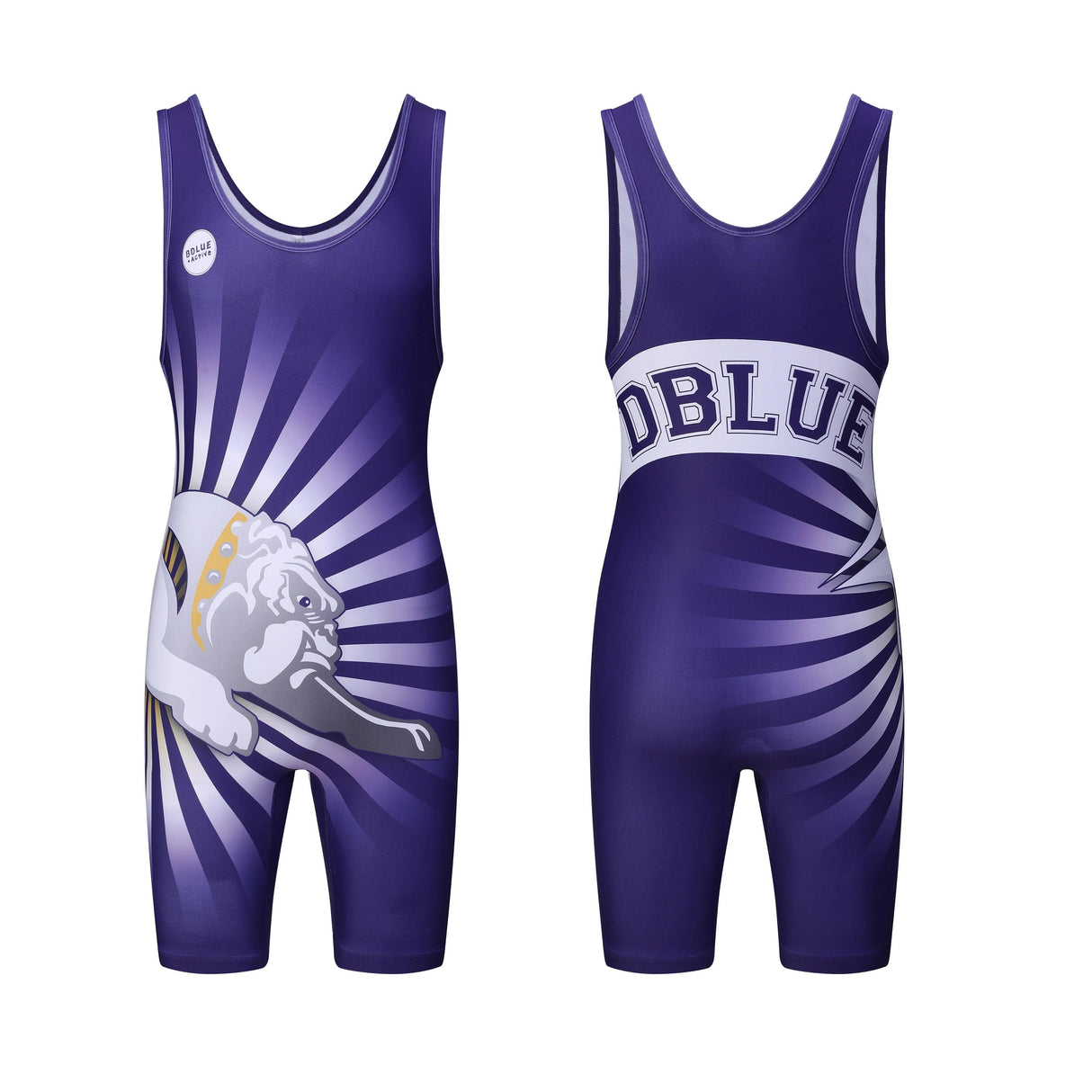 Dblue New Gym Training wrestling costumes Fighting Gears Singlets Customized Wrestling Singlets