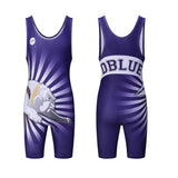 Dblue New Gym Training wrestling costumes Fighting Gears Singlets Customized Wrestling Singlets