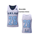 Dblue Neue sublimierte Lacrosse-Uniform für Mädchen, sublimierte Lacrosse-Uniform für Jugendliche, sublimierte Lacrosse-Uniform für Damen 