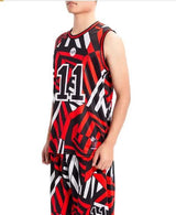 Dbule Custom basketball jersey Basketball Vests Sublimation Basketball Jersey