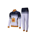 Conjunto de chándal Dblue nuevo para hombre, chándal con sublimación en blanco, sudadera con capucha y cremallera completa, chaquetas para correr 