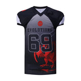 Tackle Twill Jugend Fußball Trikots Design Rep Team Game American Jugend Fußball Uniformen 