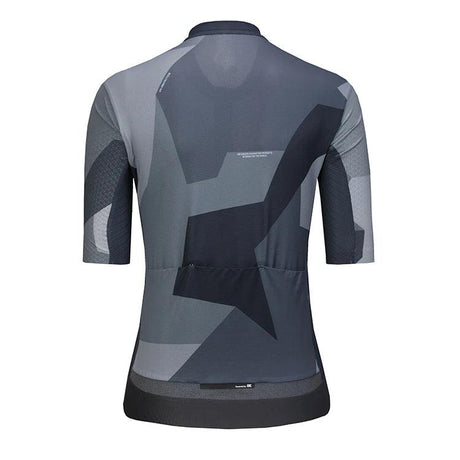 Maillot de ciclismo con banda de silicona y bolsillo trasero con cremallera invisible para hombre de Dblue Elite 