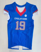 Hochwertige American-Football-Uniformen Individuell bedruckte, sublimierte, schnell trocknende und atmungsaktive American-Football-Uniformen 