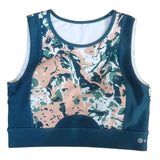 Best selling custom full sublimation high-end rubber band adjustable buckle yoga top sports bra