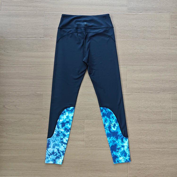 Leggings de compresión con impresión por sublimación para hombres y mujeres, ajustados, con logotipo personalizado, para entrenamiento de yoga 