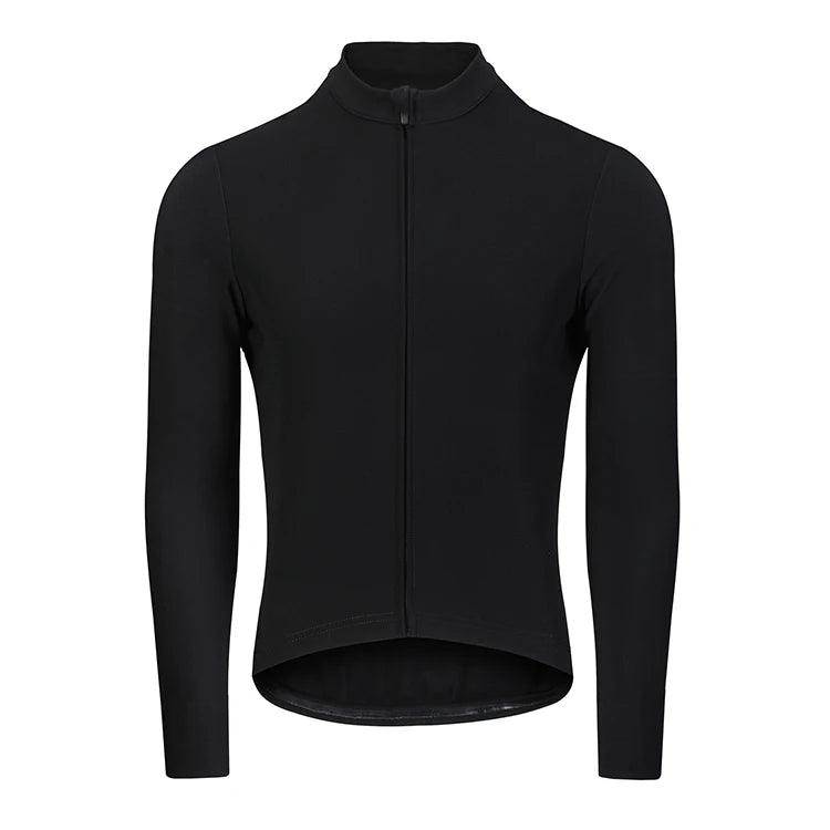 OEM Unisex Customizable Long Sleeve Cycling Jersey Recyclable Quick Dry Lightweight Breathable Fleece Winter Shirt