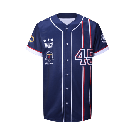 Camiseta de béisbol de alta tecnología con impresión por transferencia térmica, transpirable, sublimada y personalizada, de moda y muy vendida a nivel mundial para adultos 