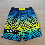 Dblue full custom private label woven patch Customized sizes fabrics and styles mma shorts colorful size  mma shorts