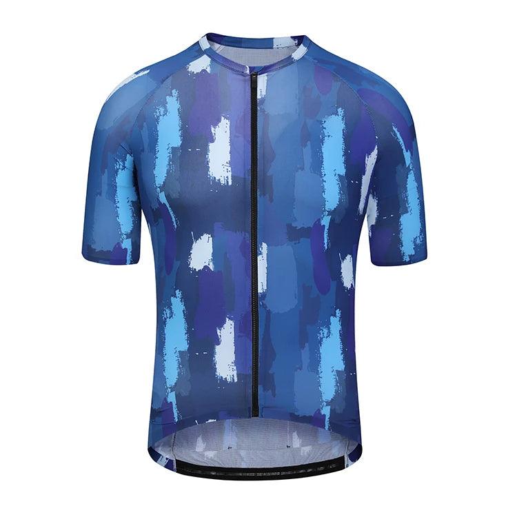 Individuell gestaltetes Unisex-Radtrikot, recycelbar, schnelltrocknend, leichtes Material, hochwertiger Sublimationsdruck, OEM-Team-Radtrikot 