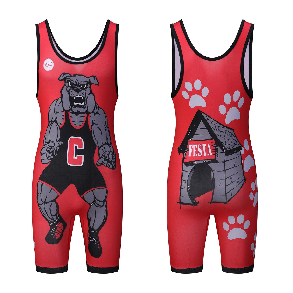 Custom Hot Selling Sublimation Teamwear Nation Team Standard Powerlifting Women Youth Mens Wrestling Singlets