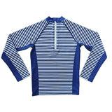 Best selling wholesale custom sublimation striped zipped professional mma bjj training rash guard