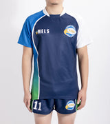 Dblue Rugby-Uniformen im neuen Design, Rugby-Shorts, Großhandelstrikots, Fußballuniform, individuelle Rugby-Uniform 