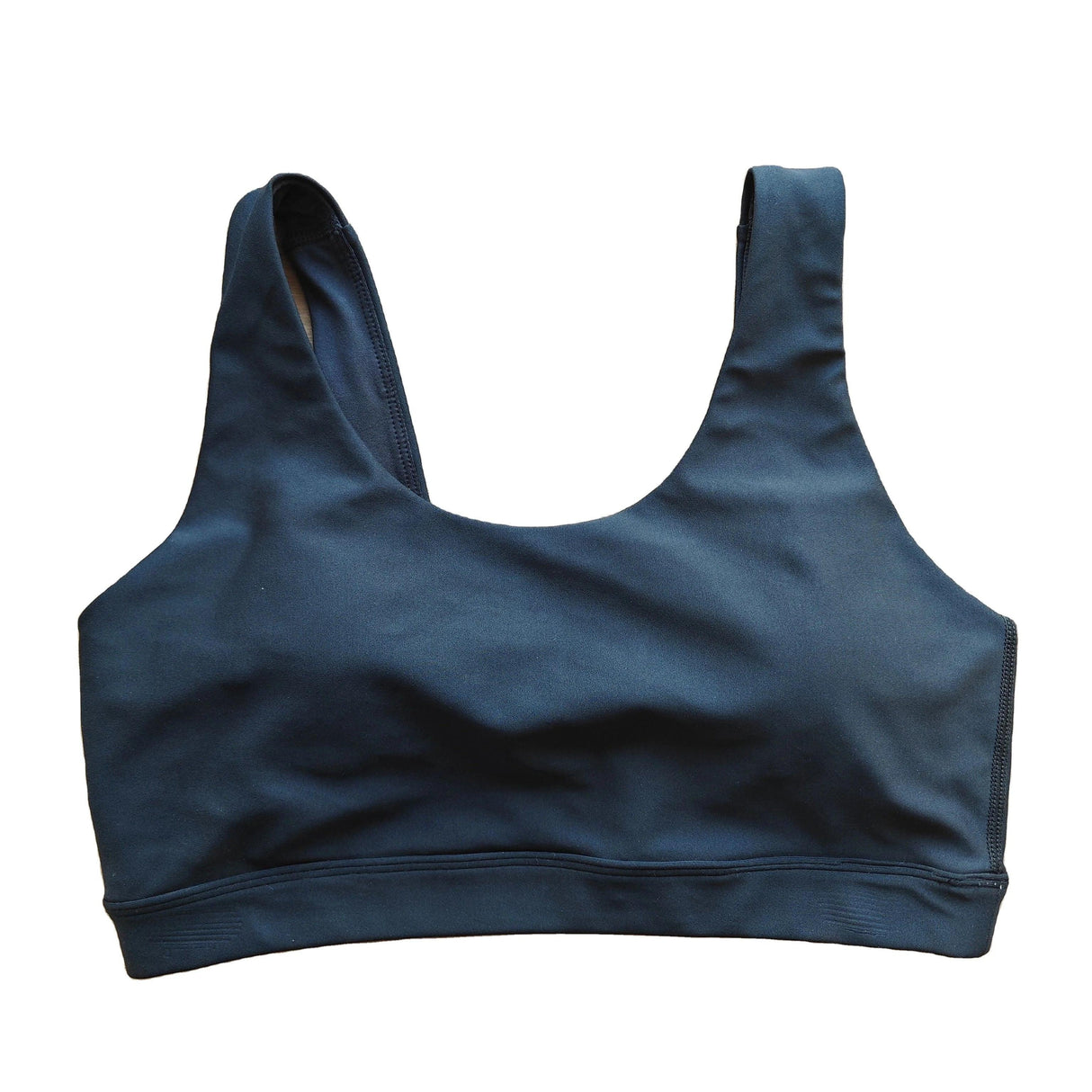 Sujetador deportivo de compresión de cuello alto con realce y logotipo personalizado de Dblue para mujeres atletas 