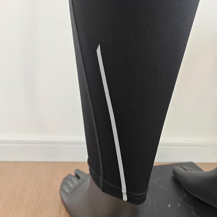 Pantalones de impresión personalizados al por mayor para entrenamiento de yoga, ajustados, con logotipo en blanco, para hombres y mujeres, mallas de compresión 