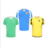 Dblue neue Farben Großhandel benutzerdefinierte Fußballtrikot Club benutzerdefinierte Logo Fußballtrikot Teamsport Fußballtrikot 