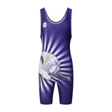 Gym Fitness Wholesale Bodybuilding Wrestling Suit High Elastic Fabric Wrestling Singlet for Child Adult