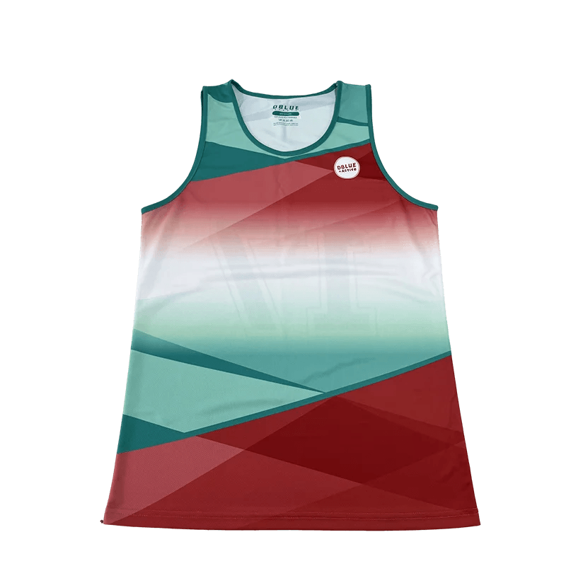 Top-Grade-Polyester Muskel Fitness Lauf Singlet Laser geschnitten sportlich 