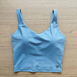 Dblue High Quality OEM Service New Fashionable  Sports Bra Ladies Cross Back Sports Tops With Custom Logo