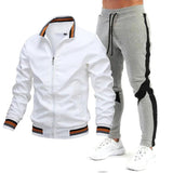 Conjunto de chándal Dblue nuevo para hombre, chándal con sublimación en blanco, sudadera con capucha y cremallera completa, chaquetas para correr 