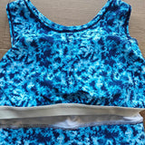 Blue Pattern Digital Printing for women Support custom size, custom pattern and color sorts bra