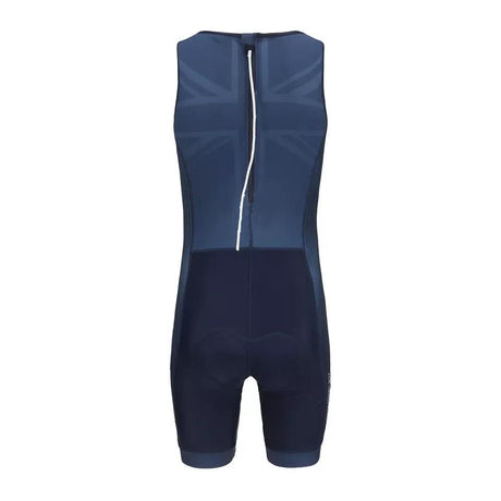 Traje de triatlón Dblue OEM de nuevo diseño, maillot de ciclismo para hombre, traje de carrera, traje de triatlón sin mangas 