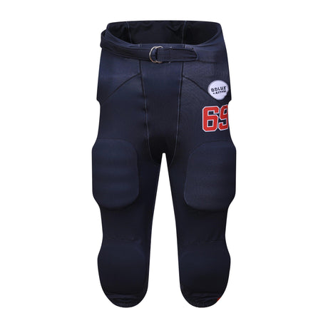 Pantalones de fútbol nuevos Dblue, ajustados, duraderos, personalizados, sublimados, para jóvenes, para uso en equipos de fútbol americano 