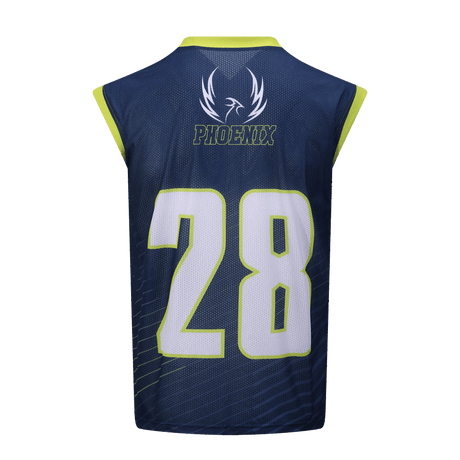 Camiseta de lacrosse con impresión por sublimación personalizada, unisex, de EE. UU., con agujero en el ojo de buey, malla de lacrosse con archivo, 100 % poliéster 