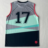 2024 New custom sublimated touch football sleeveless shirt rugby jersey singlet