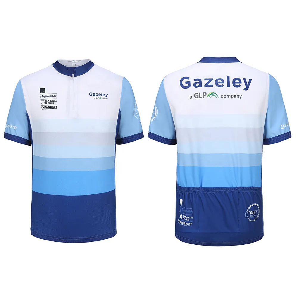 Jersey de ciclismo unisex personalizable 2024, venta al por mayor, ligero, de secado rápido, transpirable, de alto nivel, sublimación, entrega rápida 