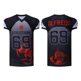 Tackle Twill Jugend Fußball Trikots Design Rep Team Game American Jugend Fußball Uniformen 