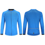 Unisex OEM Long Sleeve Cycling Jersey Recyclable Quick Dry Lightweight Material Breathable Fleece Winter Jersey