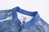 Men Long Sleeve Custom Recycled Fabric Polyester Fishing Shirt Sublimation Print UV Sun Protection