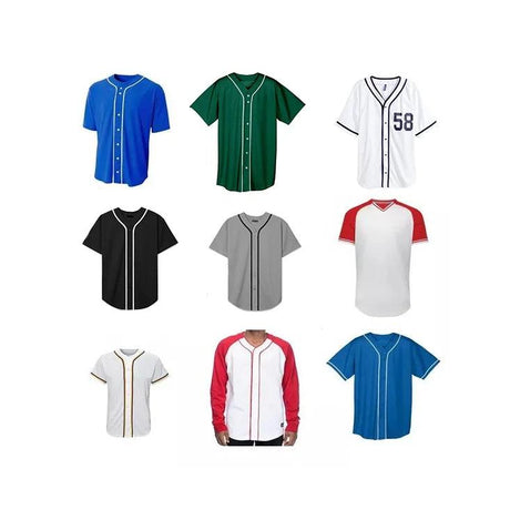 Nuevas camisetas de béisbol de color Dblue, uniforme de béisbol y softbol multicolor para el equipo 