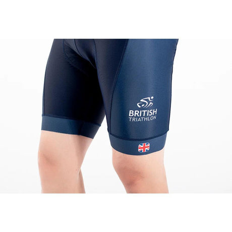 Pantalones cortos de ciclismo unisex personalizados con almohadillas para bicicleta de montaña, color azul oscuro, transpirables y de temporada 