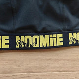 2024 Wholesale custom logo sublimated elastic band pure black golden pattern gym sports bra