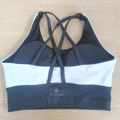 Dblue High Quality New Fashionable Women Sexy Workout Fitness Sports Bra Cross Back Sports Tops With Custom Logo