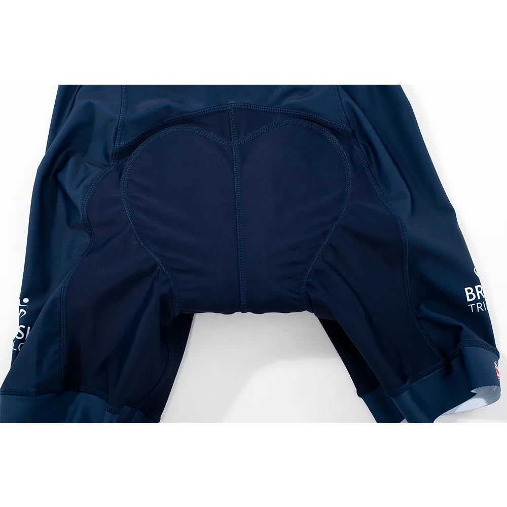 New Seasonal Arrivals Dark Blue Color Breathable Active Wear Custom Unisex Mountain Bike Padded Cycling Shorts