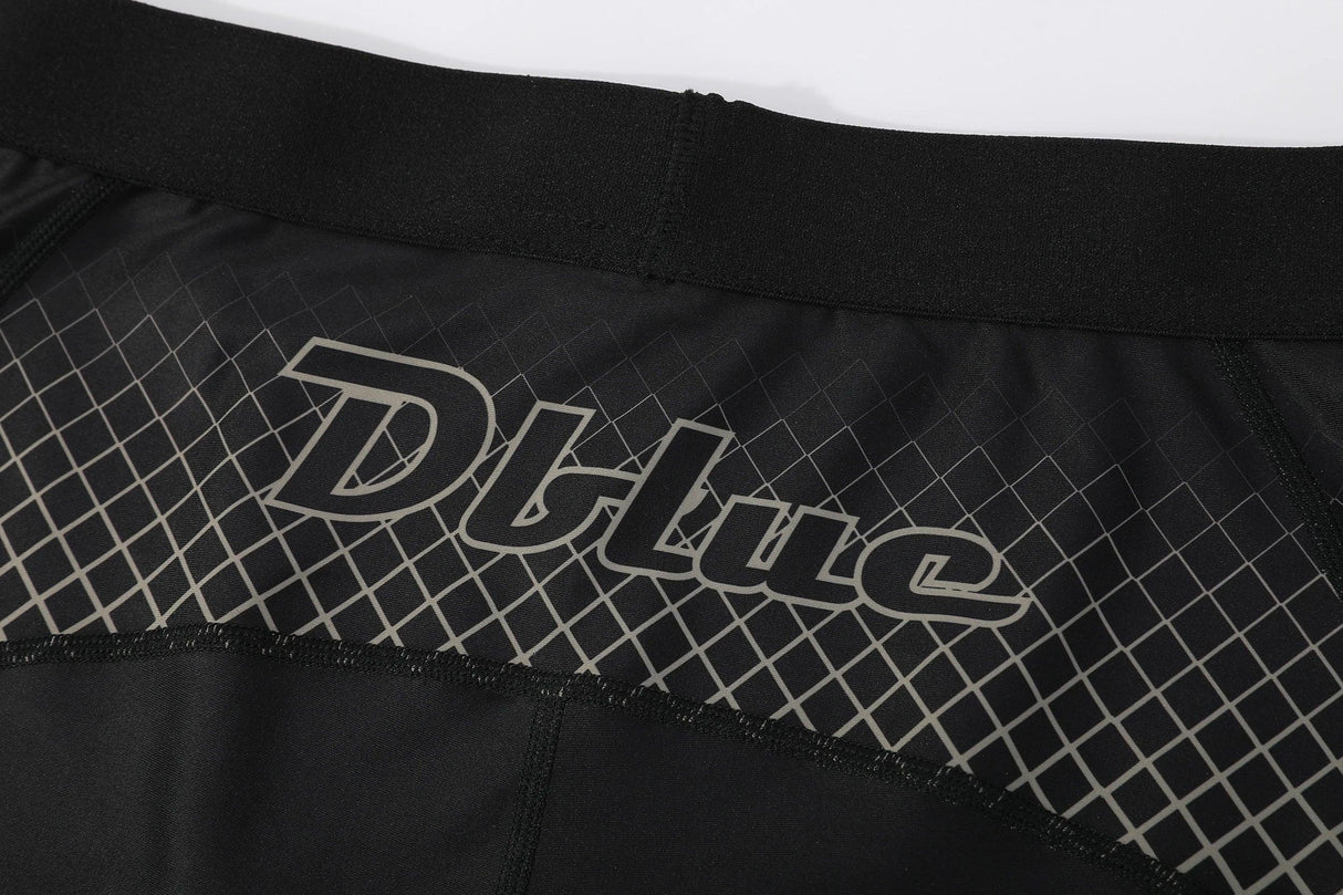 Dblue Black Hochwertiger Großhandel Individuelles Design Ihrer eigenen MMA-Shorts Benutzerdefiniertes Logo für Männer und Frauen 