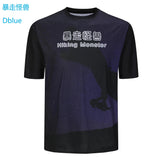 Hiking Monster Custom Quick Dry Polyester Full Print T Shirt Sublimation Custom Logo Printed T shirt