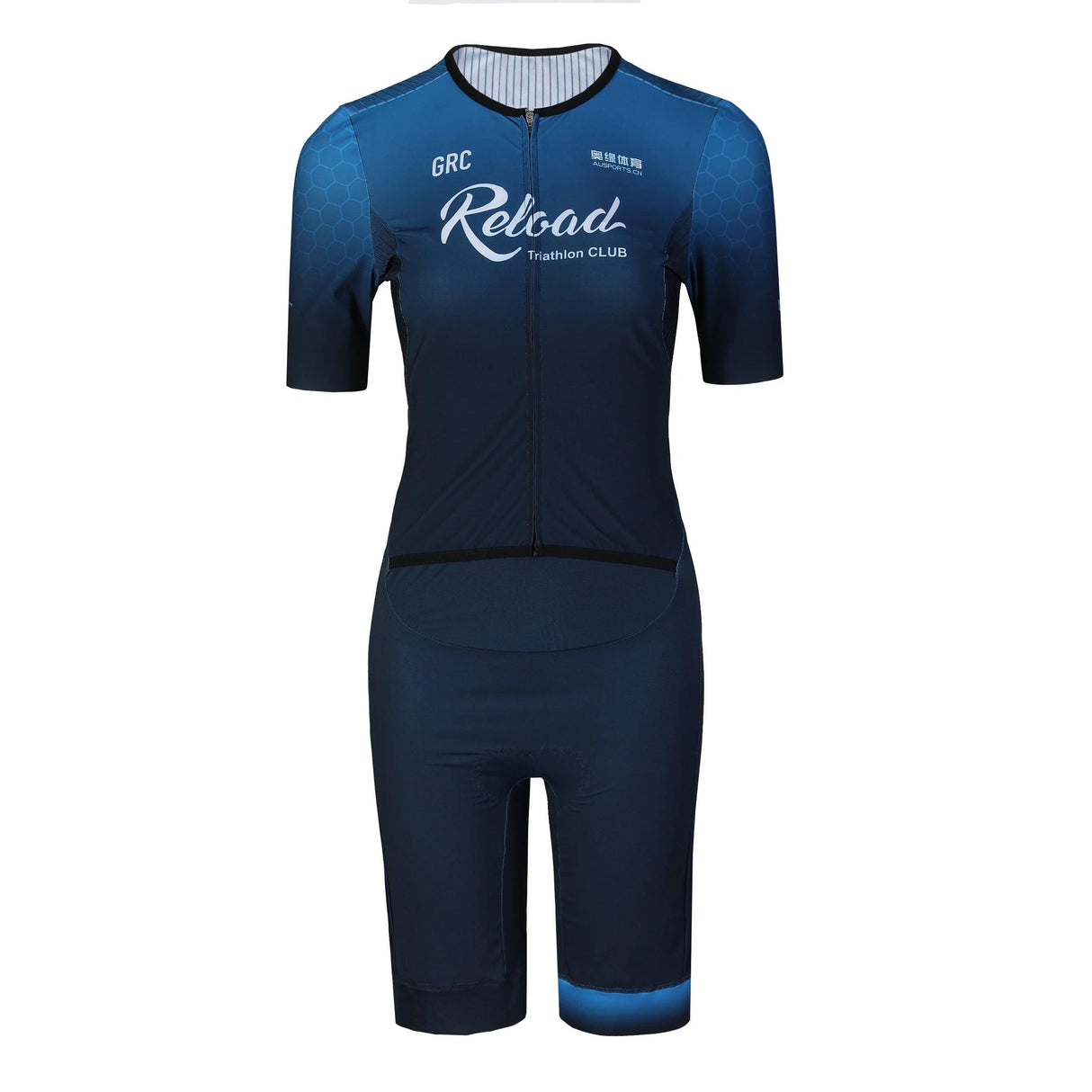 Wholesale High Elastic Custom Team Sublimation Printing Cycling Skin Suit Bicycle Speed Suit Cycling Triathlon