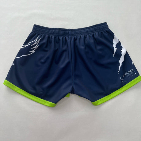 Pantalones cortos de rugby profesionales transpirables de secado rápido con impresión sublimada y diseño personalizado de alta calidad 