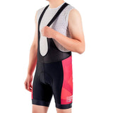 Culotte con tirantes para ciclismo profesional para hombre, con tejido de alta elasticidad, acolchado de gel transpirable, servicios personalizados 